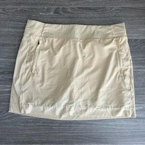 Athleta Brooklyn Skort 16" Yellow Athletic Skirt Size 14